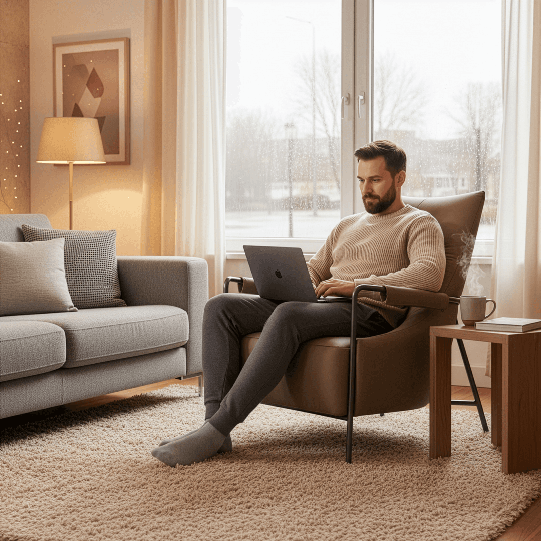 aranżacja wnętrza z fotelem Lusso